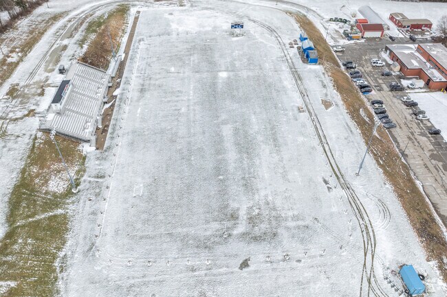 There is a football field shared with Avella Elementary School along with a multi-use field.