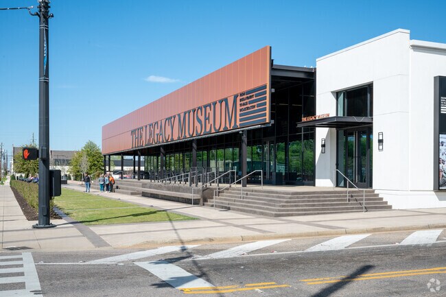 In Downtown Montgomery is the Legacy Museum which displays the history of slavery and racism.