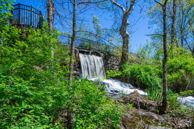 Take a walk through Beaver Brook Reservation and listen to waterfalls in Waverley Square.