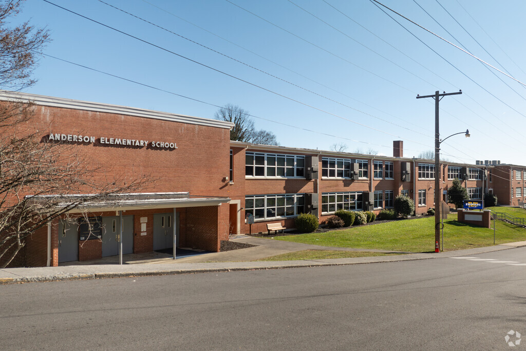 The student population of Anderson Elementary is 308 and the school serves PK-5.