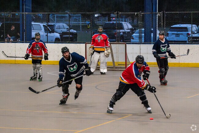Southern Oaks residents can join a regional community roller hockey league.