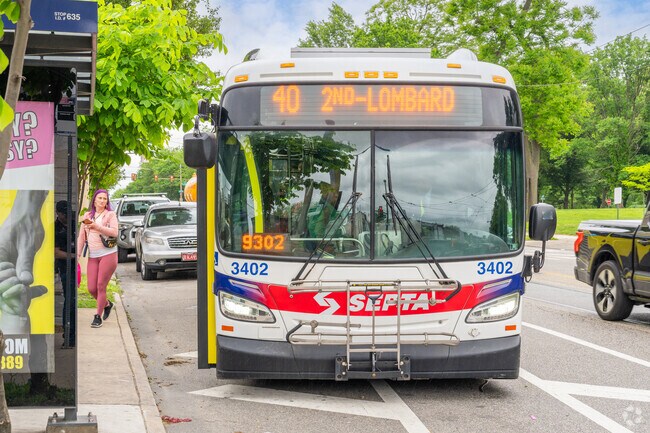 Residents in Mantua take the bus around town and into the city of Philadelphia.