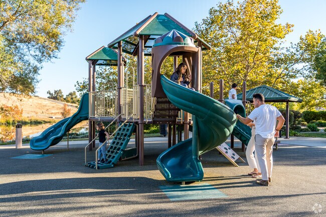 The playground at Coyote Pond Park in Lincoln is where great family memories are made.
