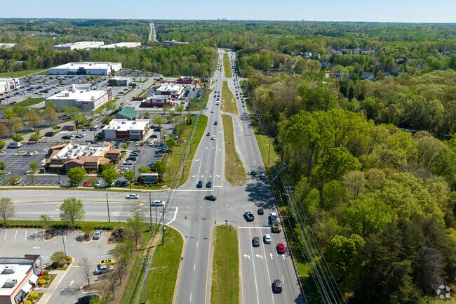 Wendover Avenue links East Fork Deep River to Greensboro and High Point.