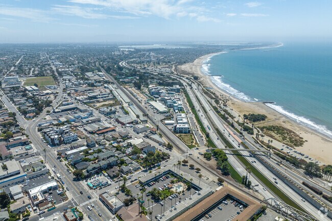 The 101 freeway connects Ventura to Los Angles and the rest of Southern California.