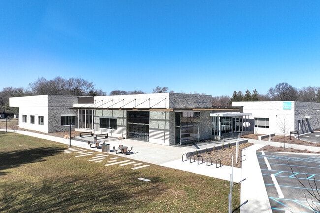 The brand new Glendale Library will open in March of 2024 in the Allisonville neighborhood.