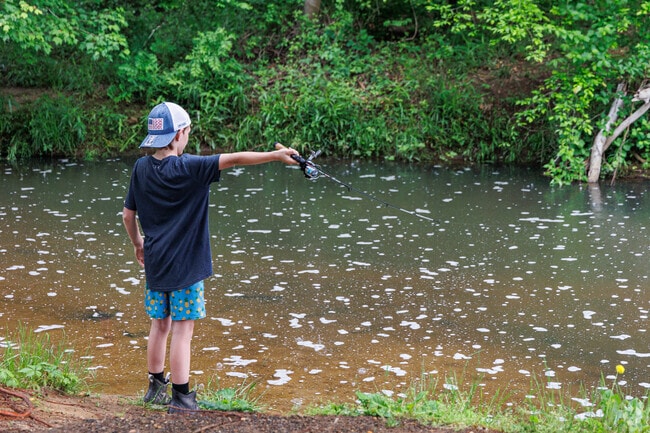 The kids will be delighted catching fish with every cast at Annapolis Waterworks Park in Parole.