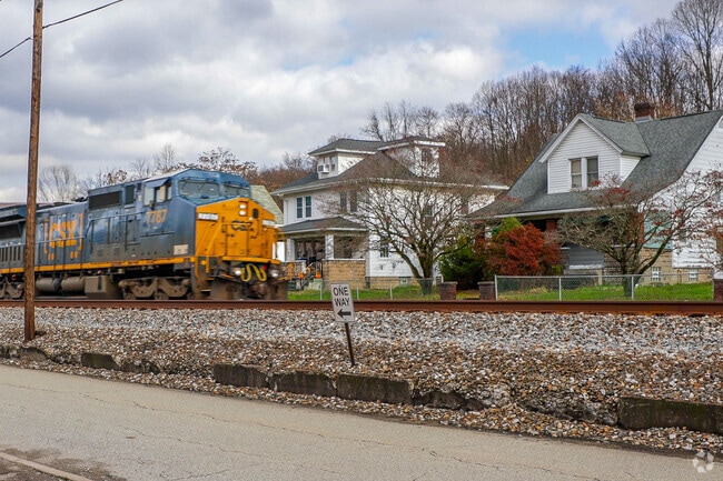 The sounds of the trains are a daily reminder of the Sutersville-Gratztown coal history.