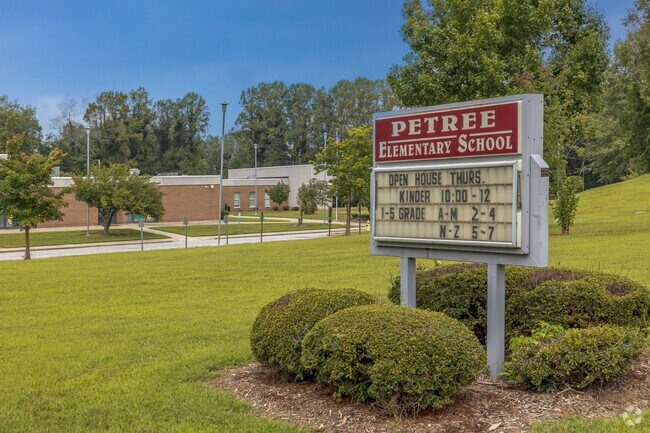 Petree Elementary School has grades 1-5.