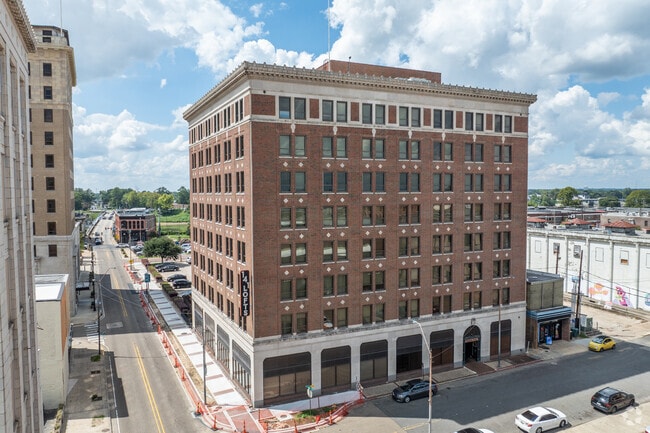 The lofts in Downtown Monroe provide a trendy living experience with modern amenities.