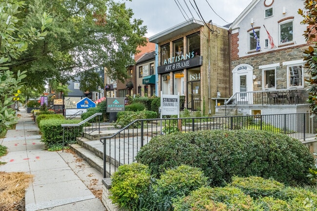 Explore Berkley's retail scene, where a diverse selection of shops lines the streets.