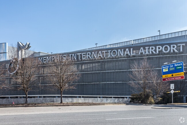 Memphis International Airport is centrally located in Memphis, Tennessee.