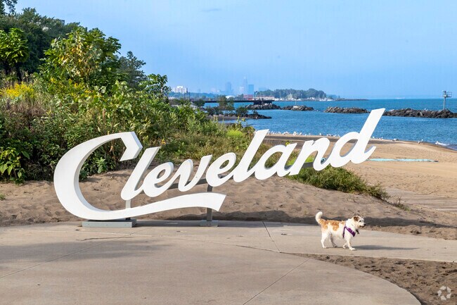 Explore Waterloo Arts District’s Euclid Beach Park and find one of Cleveland's script signs.