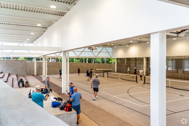 Baileywick Road Park features several covered pickleball courts.