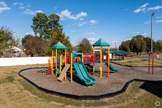 Sam Godwin Park sits next to the Pine Level American Legion.