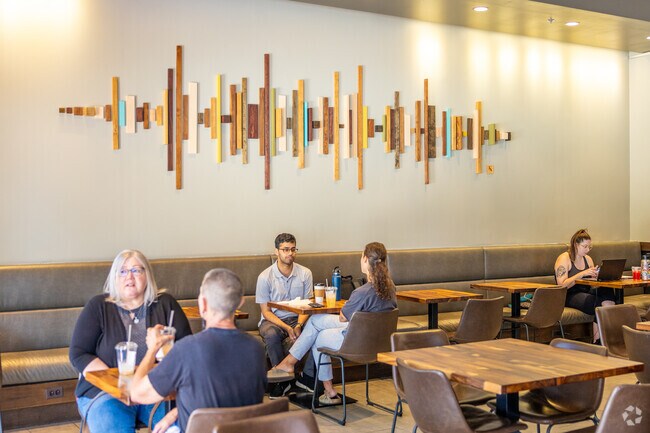 Coroco Coffee has a sit-down café where coffee and a gluten-free pastry can be enjoyed.