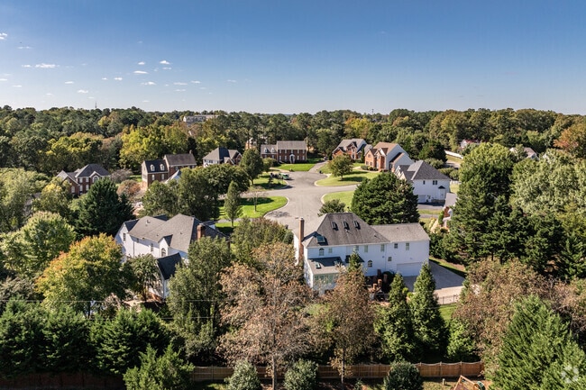 Families in Mooreland Farms  love having larger lots and plenty of mature trees.
