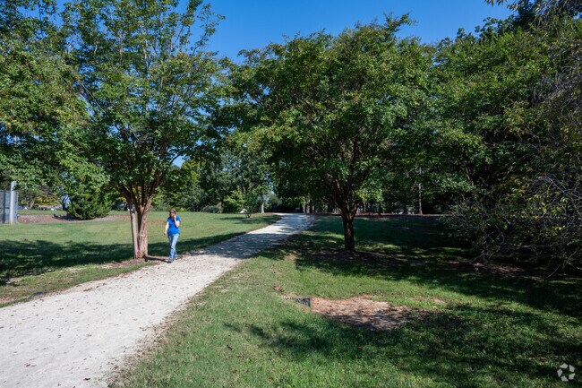 You can enjoy a brisk walk on the trails at Leinbach Park in Huntscroft-New Forestdale.