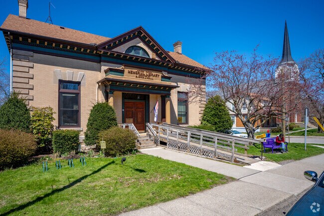 Ahira Hall Memorial Library in Portland offers a children's story hour and has a book club.
