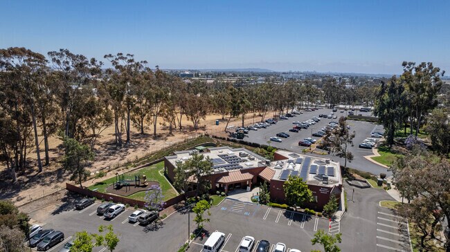 An elevated view of Scripps Montessori in Scripps Ranch.