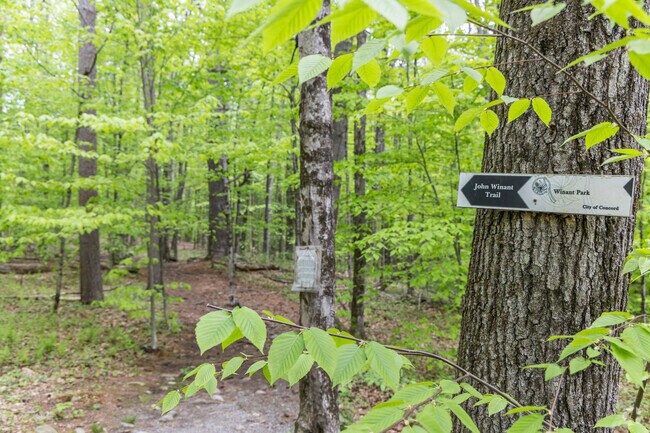 Winant Park in Concord offers wooded trails and peaceful views, perfect for hiking and connecting with nature.