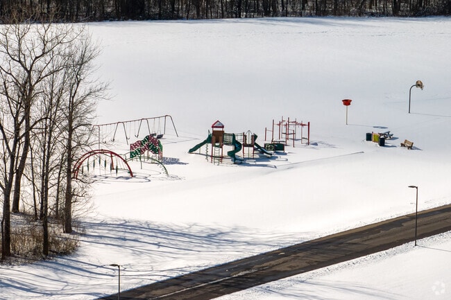 Granby Elementary School in Fulton has a large playground for the kids.