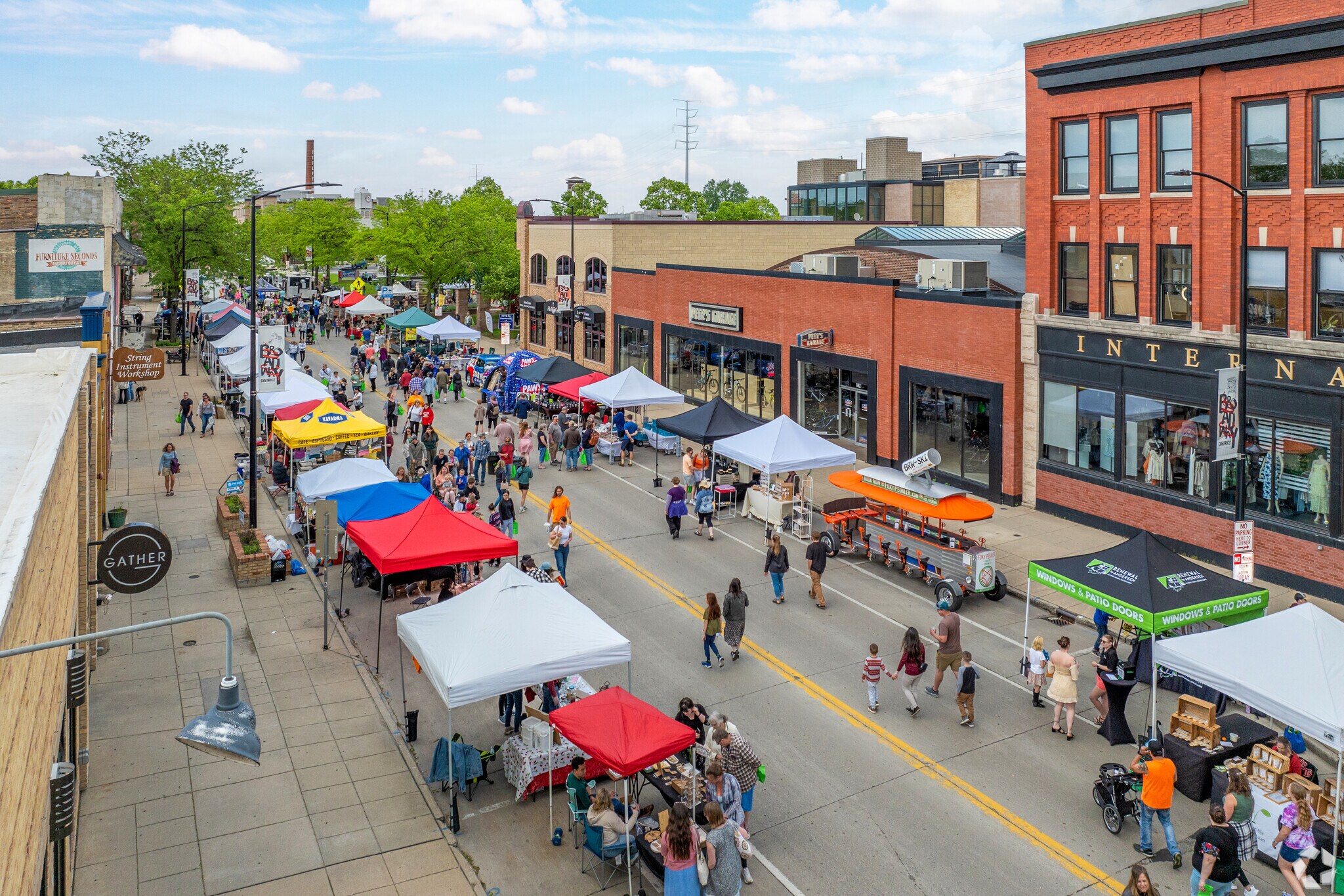 The Farmer's Market on Broadway is a popular event in Green Bay's Marquette Park community.
