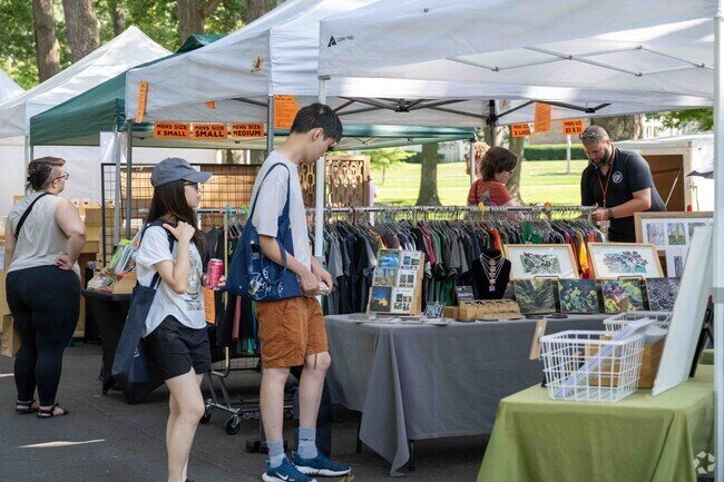 Crystal Lake Art Fair is held every year and is attended by many in the community.