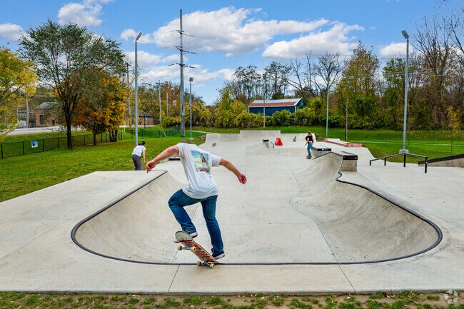 Come test your skating skills at the skate park in Marvin Park in Owego.
