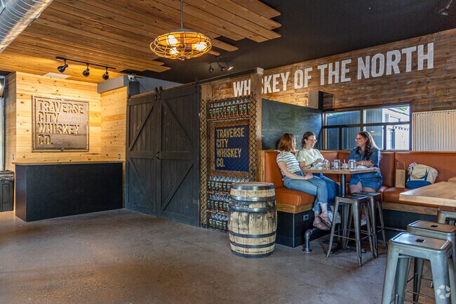 Order an after-dinner flight at Traverse City Whiskey Company in Old Town.