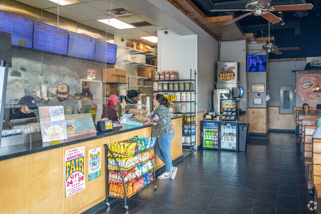 Popular restaurants like Larry's Giant Subs offers unique sandwiches in Tanglewood.