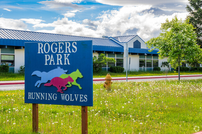 Rogers Park Elementary School is home to the Running Wolves.