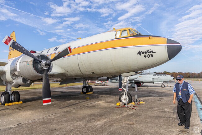 The Glenn L Martin Aviation Museum at the Martin State Airport offers immersive guided tours.