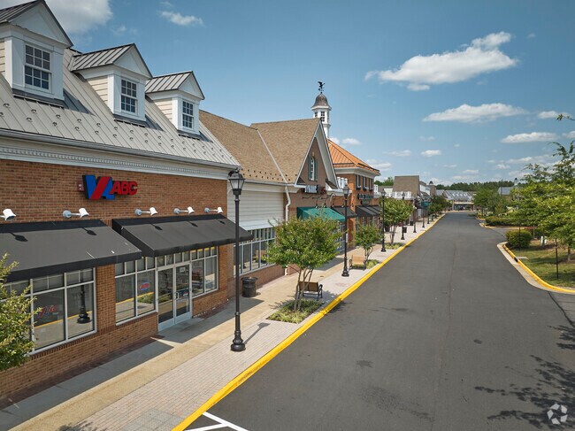 Dominion Valley Market Square offers shopping and dining near Sudley Springs.