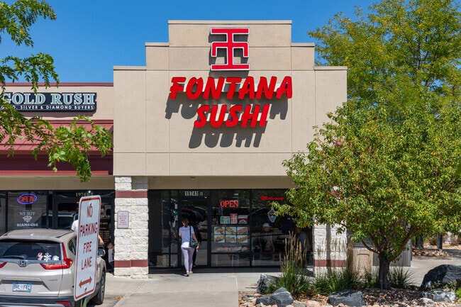 Locals love the atmosphere at Fontana Sushi near Tuscany.