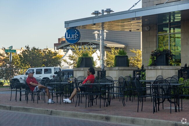 Head to Lure Seafood and Grill in Dugan Best for a meal with a friend.
