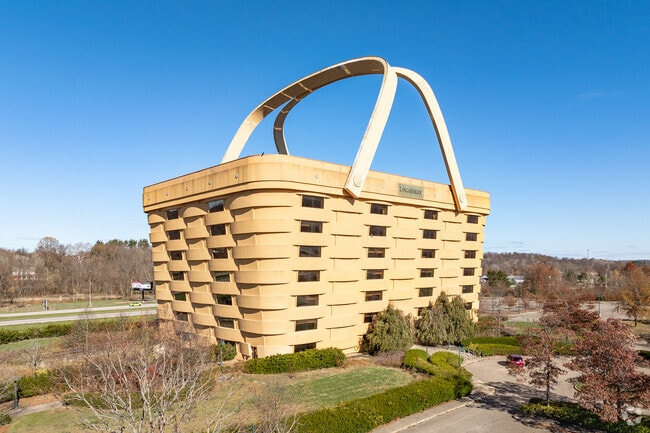The Longaberger Company's headquarters in Newark, Ohio, is a road trip destination.