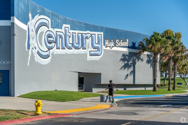 Century High School challenges and encourages children to learn.