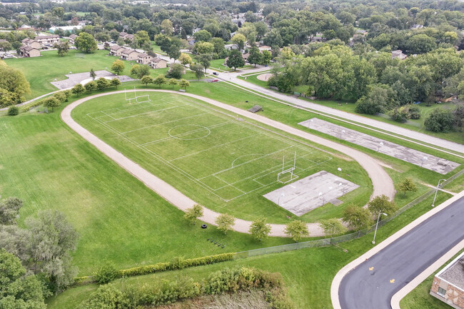 Henry W Cowherd Middle School's football field.