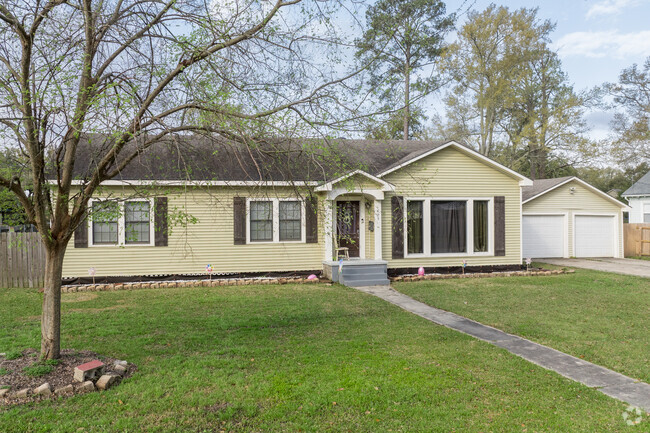 Ranch-style houses offer a relaxed, suburban feel in Crowley.