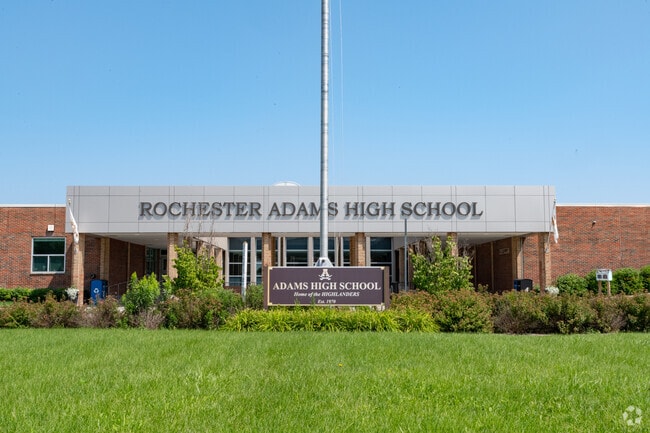Rochester Adams High School has approximately 1,586 students.