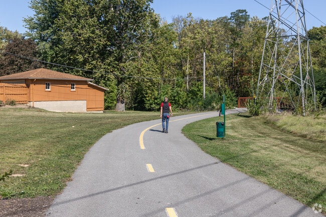 The Franciscan Trail in Indianapolis is a 2-mile walk and bike route near Edgewood.