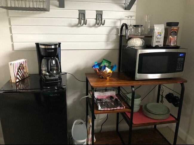 View of the kitchenette area.