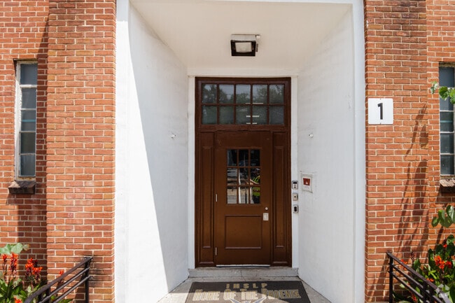 The entrance to International High School @ Langley Park in Bladensburg.