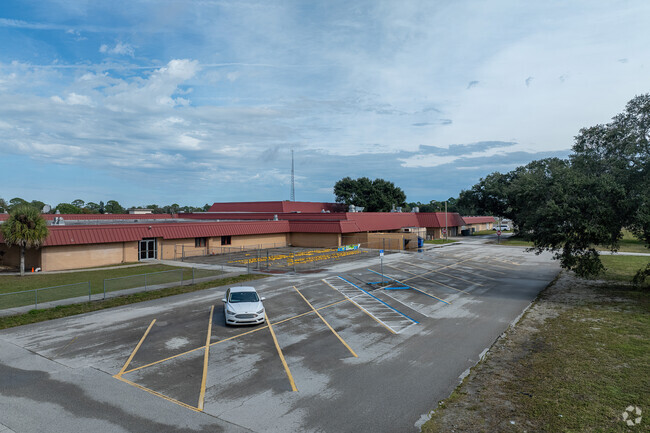 John F. Kennedy Middle School provides ample parking on the east side of the school.