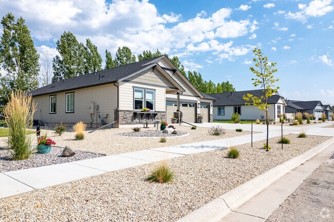 At Wye denser building take place.