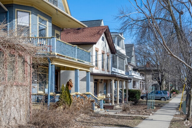 Marquette offers a variety of housing options, from Victorian to bungalow styles.
