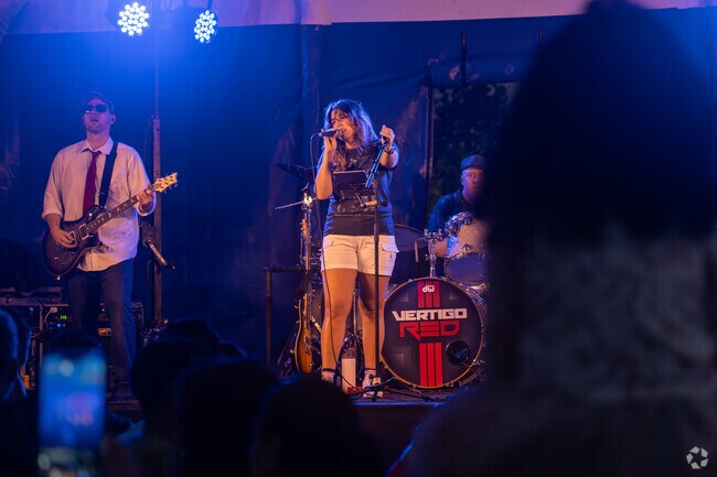 Dranesville's numerous subdivisions host  events like Friday Night Live!.