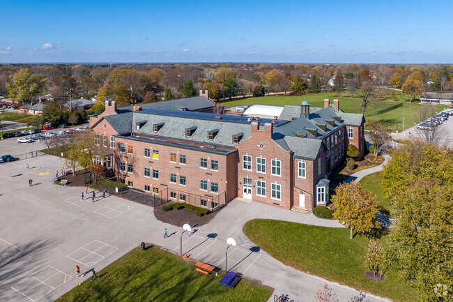 A view of Fox Point's Stormonth Elementary School.