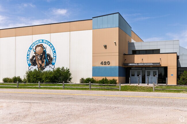 Miami Yoder Middle, High School is home to the Harrier.